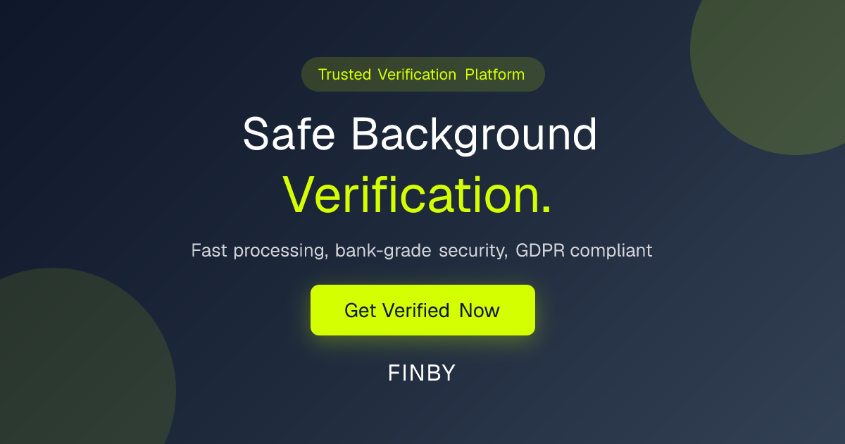 Finby - Safe Background Verification & Checks